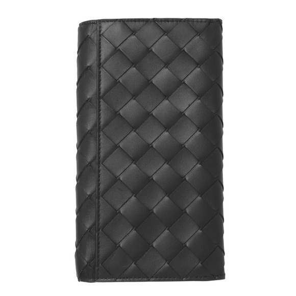 Bottega Veneta Intrecciato Long Wallet Black - Picture 3 of 6